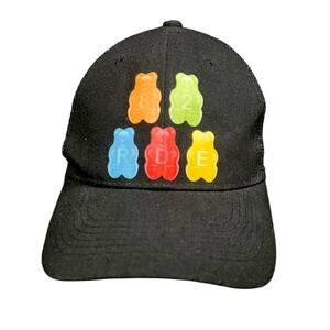Men's Gummy Bear Bears Candy Snapback Acrylic Trucker Hat - One Size